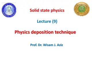 Overview of Physical Vapor Deposition (PVD) Techniques in Thin Film Deposition