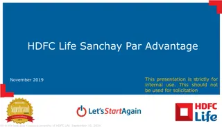 HDFC Life Sanchay Par Advantage: A Unique Whole Life Proposition