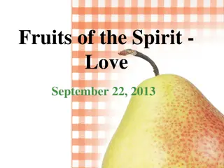 Exploring the Fruits of the Spirit: Love as the Foundation