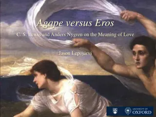 Understanding Love: Agape versus Eros in Christian Thought