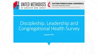 Insights from Discipleship, Leadership, and Congregational Health Survey