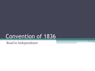 The Convention of 1836 and the Texas Declaration of Independence