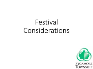 Insights on Festival Considerations and Financial Analysis