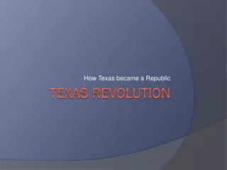 The Texas Revolution: From Independence to the Alamo