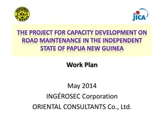 Capacity Development on Road Maintenance in Papua New Guinea - Project Overview