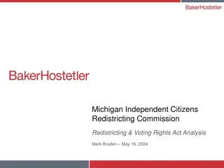 Michigan Independent Citizens Redistricting Commission: VRA Analysis