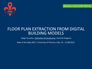 Floor Plan Extraction from Digital Building Models: State of the Map 2022