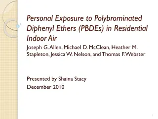 Personal Exposure to Polybrominated Diphenyl Ethers (PBDEs)