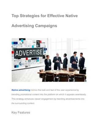 Top Strategies for Effective Native Advertising Campaigns