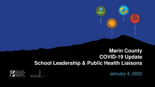 Marin County COVID-19 Update and School Trends Summary - January 4, 2022