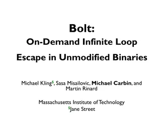 Escaping Infinite Loops with Bolt: On-Demand Modification for Unresponsive Binaries