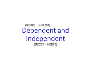 Understanding Vector Dependency and Independence