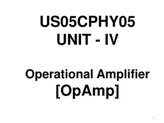 Operational Amplifiers (Op-Amps) and Their Applications