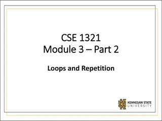 Loops and Repetition in Programming