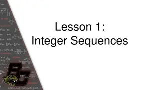 Integer Sequences and Terms