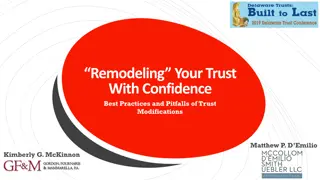 Trust Modifications: Best Practices and Pitfalls