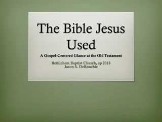 An Overview of the Old Testament: Law, Prophets, and Covenant Structure