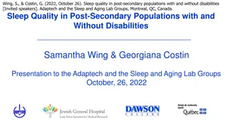 Sleep Quality in Post-Secondary Populations: Impact of Covid-19 and Transition to Face-to-Face Learning