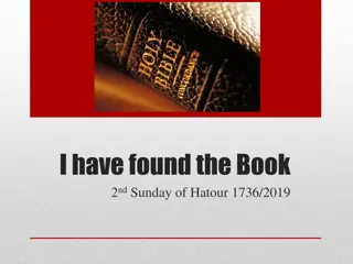 The Rediscovery of the Book of the Law in 2 Chronicles 34