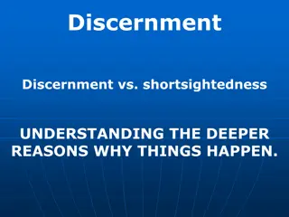 Cultivating Discernment: Understanding Deeper Realities