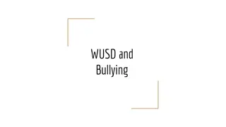 Bullying: Behavior Differentiation and Impact