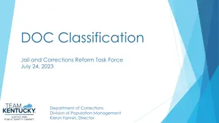 Jail and Corrections Reform Task Force Overview