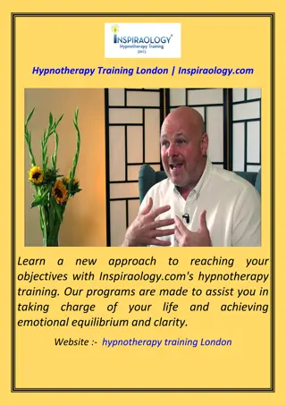 Hypnotherapy Training London | Inspiraology.com