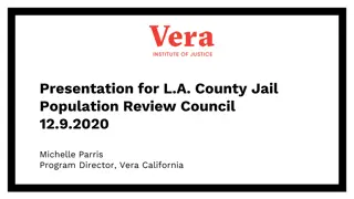 Analysis of L.A. County Jail Population Trends