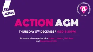 Action AGM: Essential Meeting for Section Leaders