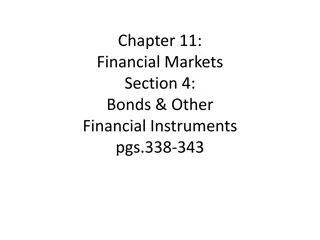 Bonds and Financial Instruments in the Market