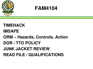 Aviation Training and Safety Protocol