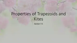 Properties of Trapezoids and Kites Overview