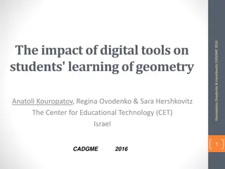 The Impact of Digital Tools on Geometry Learning