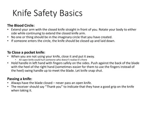 Knife Safety Guidelines: The Blood Circle and Beyond