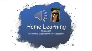 Cherrytree Class Home Learning Activities - 01/06/2020