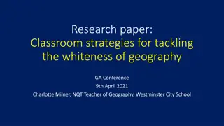 Strategies for Inclusive Geography Education