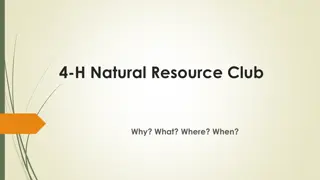 The Importance of 4-H Natural Resource Clubs for Youth Development