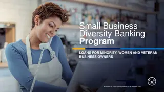 Small Business Diversity Banking Program for Minority, Women, and Veteran Business Owners