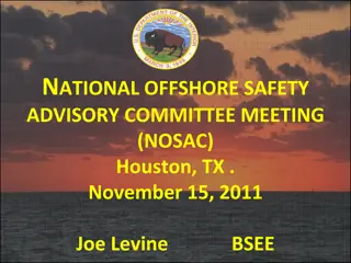 Offshore Safety Advisory Committees for Energy Sector