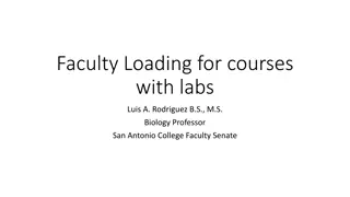 Faculty Loading for Courses with Labs