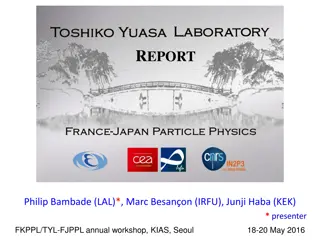 French-Japanese Collaboration in High Energy Physics and Related Fields