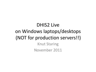 Setting up DHIS2 Live on Windows Desktop/ Laptop (Nov 2011)