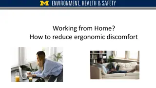 Ergonomic Tips for Working from Home to Reduce Discomfort