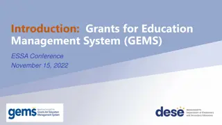 Enhancing Education Grant Management with GEMS at ESSA Conference