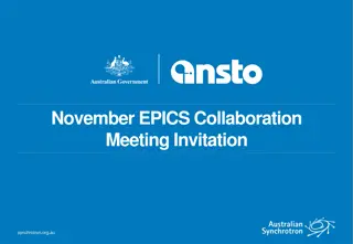 EPICS Collaboration Meeting at Australian Synchrotron