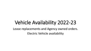 Vehicle Availability and Model Updates for 2022-2023