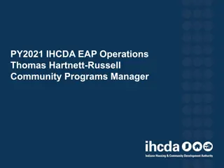 IHCDA EAP Operations Updates and Changes Summary