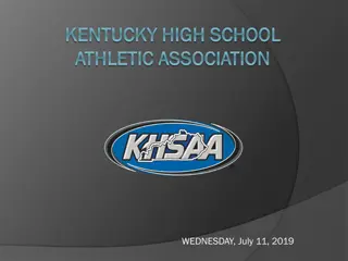 Evolution of Kentucky High School Athletic Association Governance