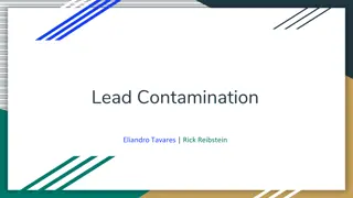 Addressing Lead Contamination: Advocating for Effective Legislation