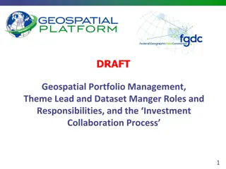 Geospatial Portfolio Management and NGDA Themes Overview